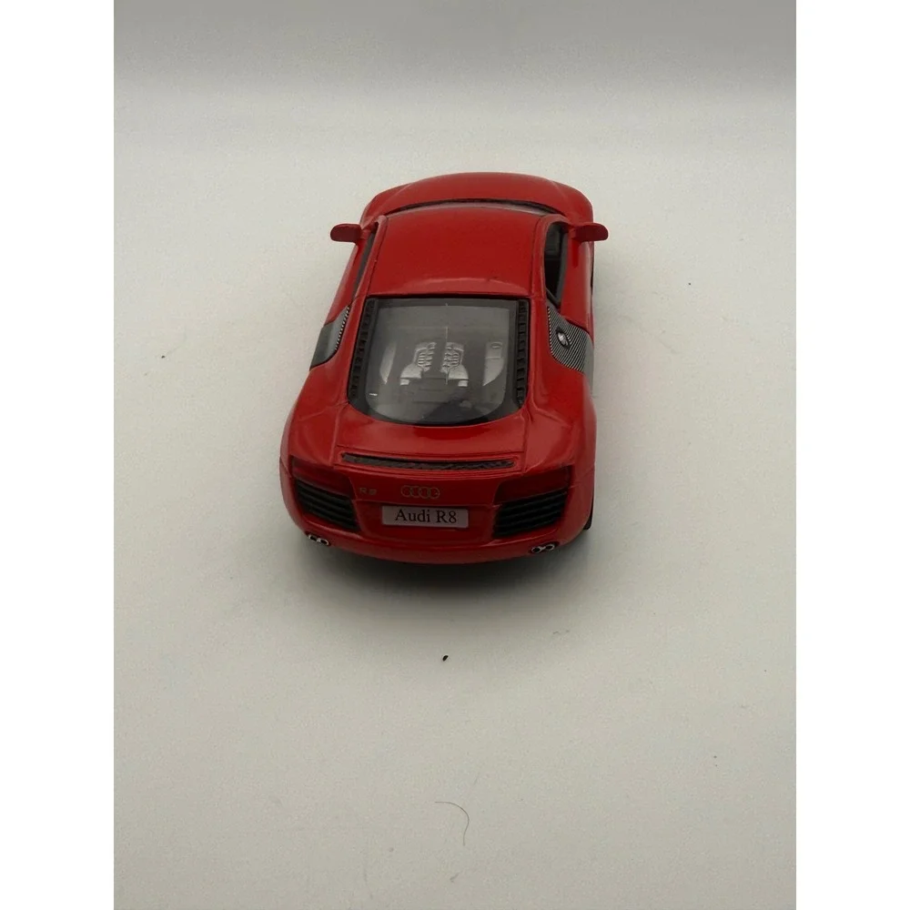 Kinsmart Audi R8 Red Diecast 1:36 Scale Model Car KT5315 Pullback Action Toy
